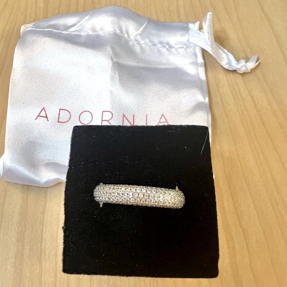 Crystal Eternity Rounded Band Ring *NEW* - Picture 1 of 10